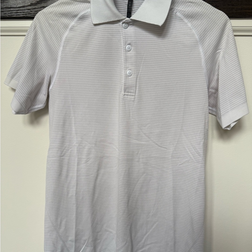 Lululemon Men’s Classic White Polo Shirt